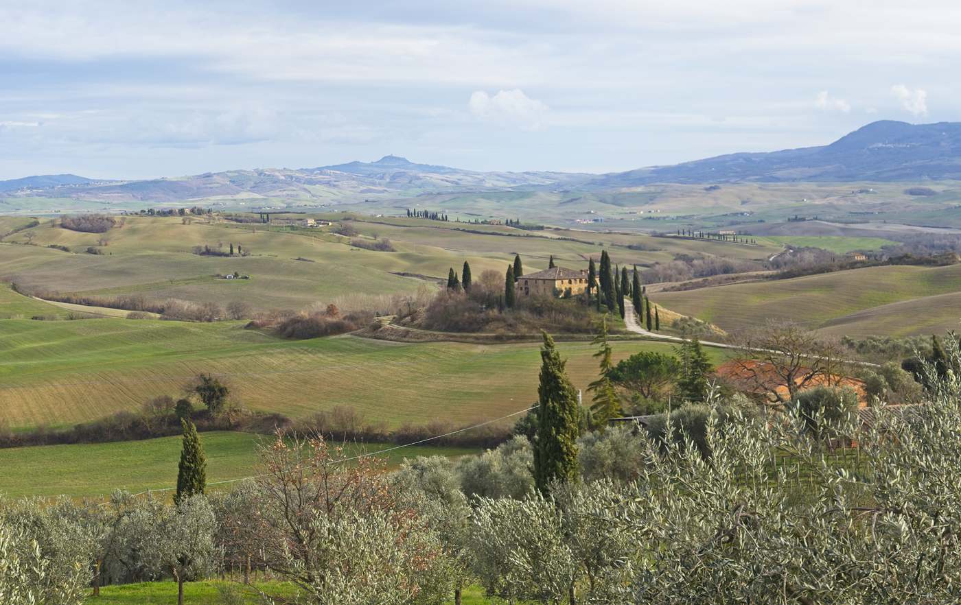 val d orcia w lutym toskania pogoda w lutym wczesna wiosna we włoszech